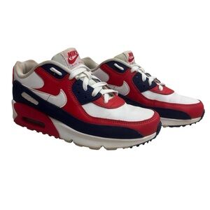 Nike Red and Navy Women's Sneakers
